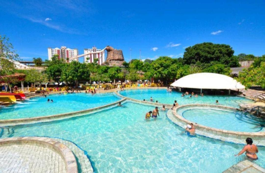 Piazza Diroma Acesso Diroma Acqua Park Gratuito Star Temporada Aparthotel Caldas Novas Kültér fotó