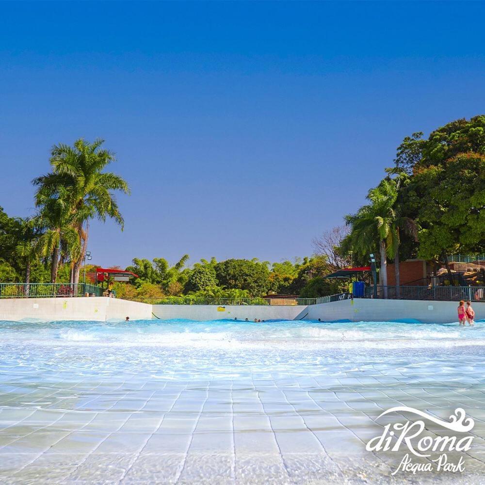 Piazza Diroma Acesso Diroma Acqua Park Gratuito Star Temporada Aparthotel Caldas Novas Kültér fotó